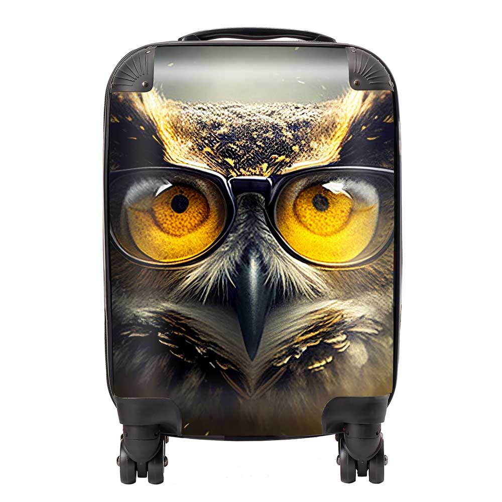 Owl Splashart Suitcase