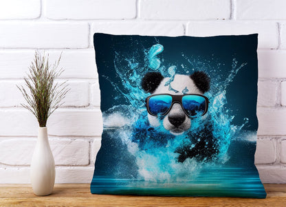 Panda Splashart Water Cushions
