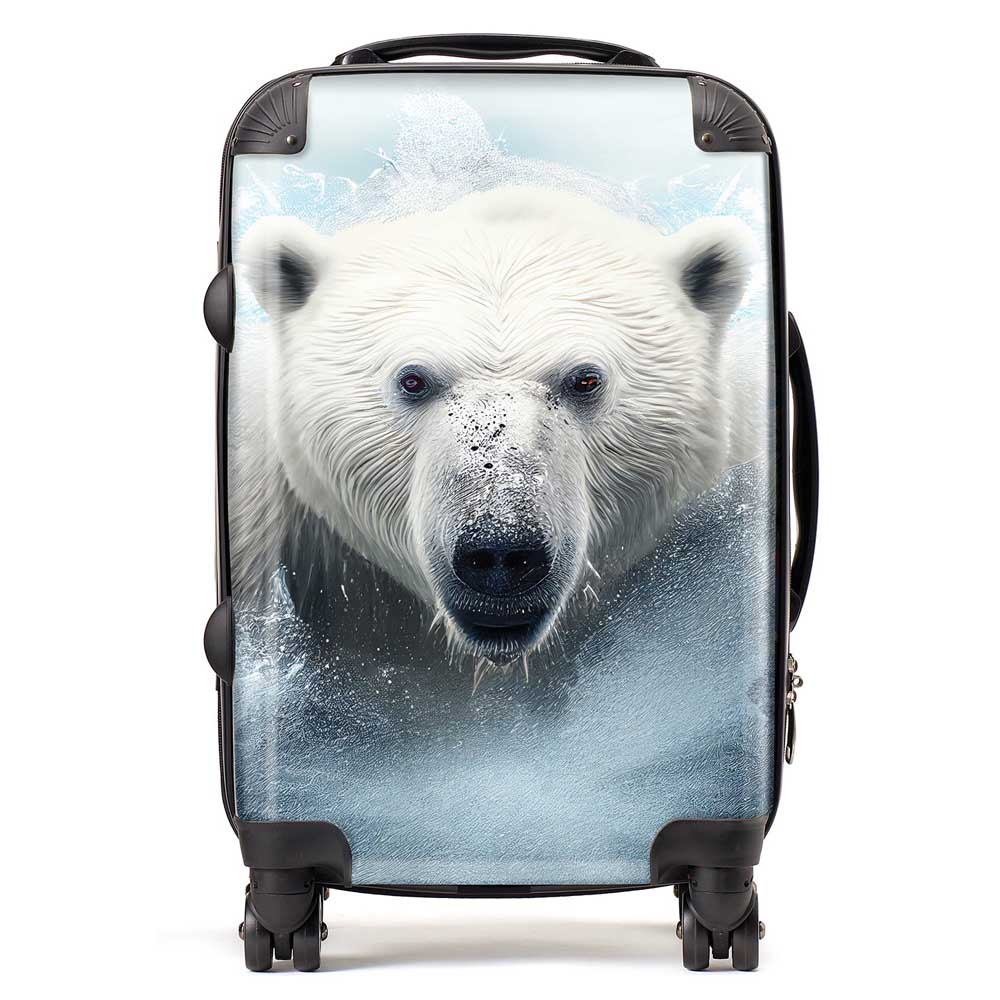 Polar Bear Splashart Suitcase