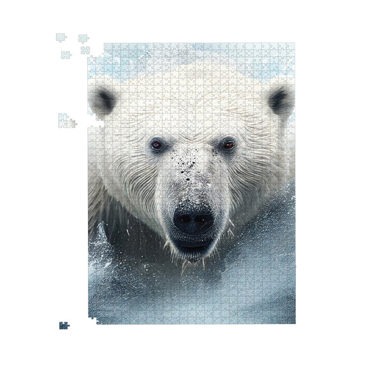 Polar Bear Splashart Jigsaw Puzzle