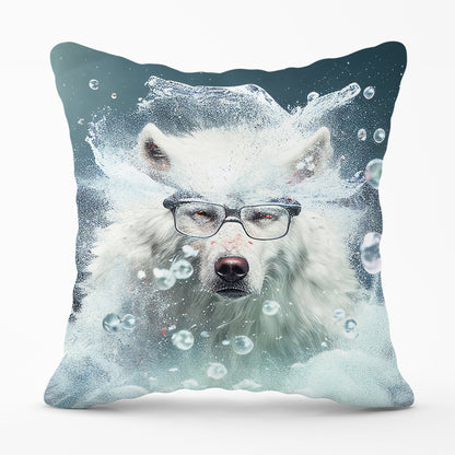 White Wolf Splashart Cushions