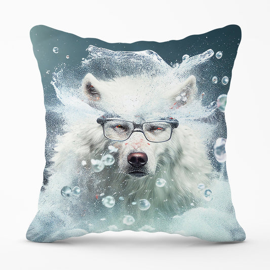 White Wolf Splashart Cushions