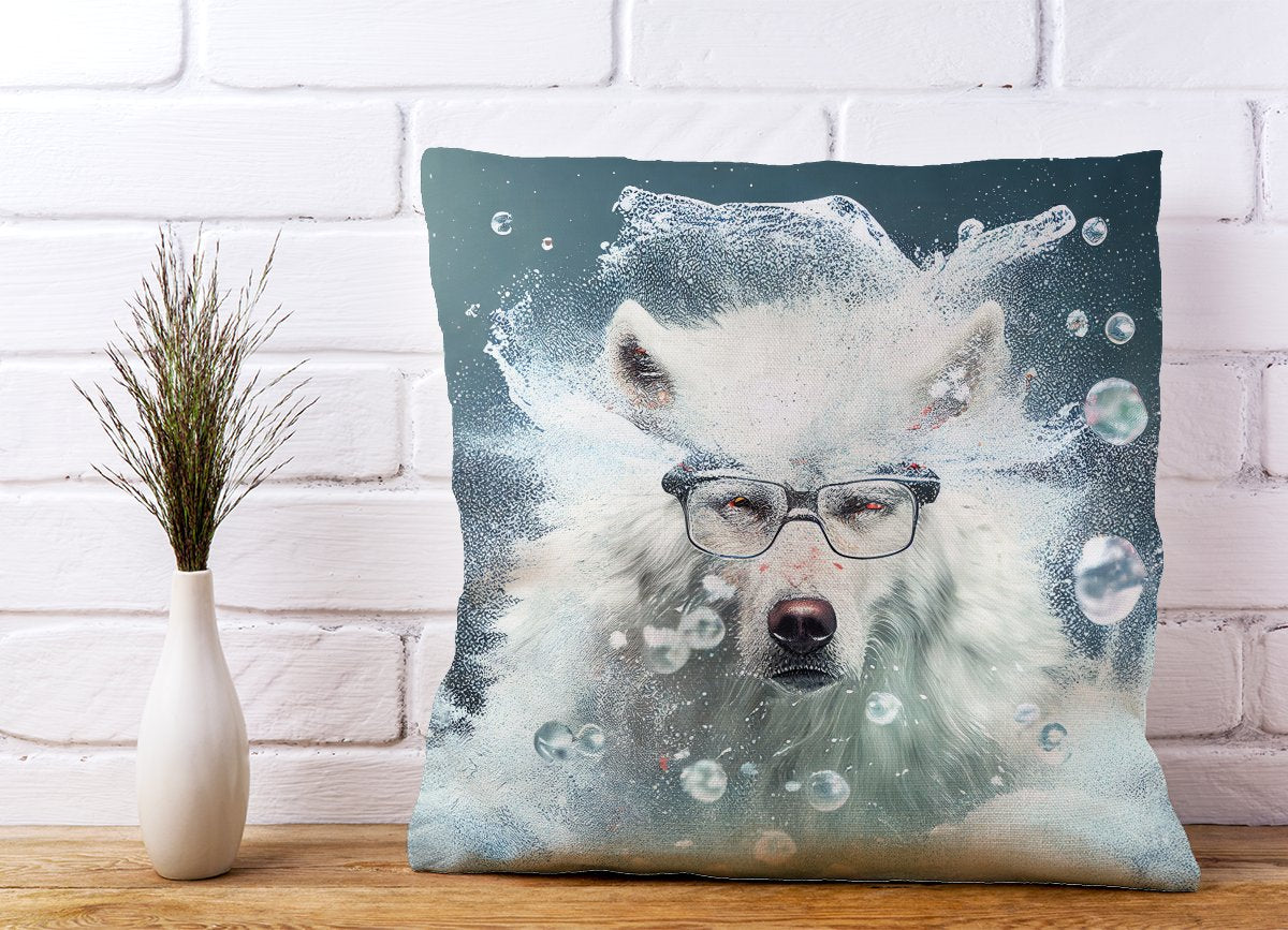 White Wolf Splashart Cushions