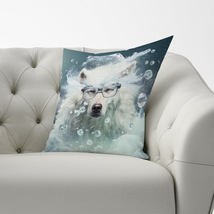 White Wolf Splashart Cushions