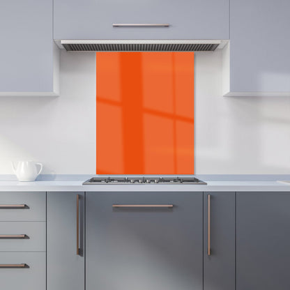 Burnt Orange Kitchen Splashback