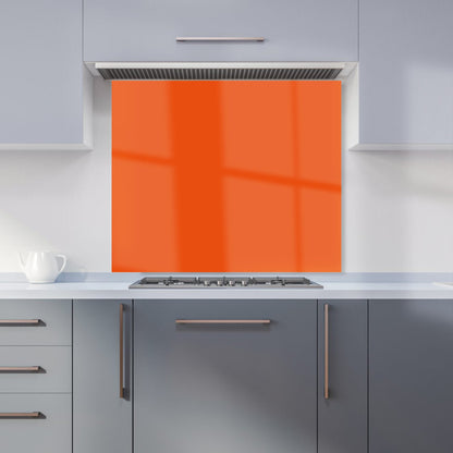 Burnt Orange Kitchen Splashback