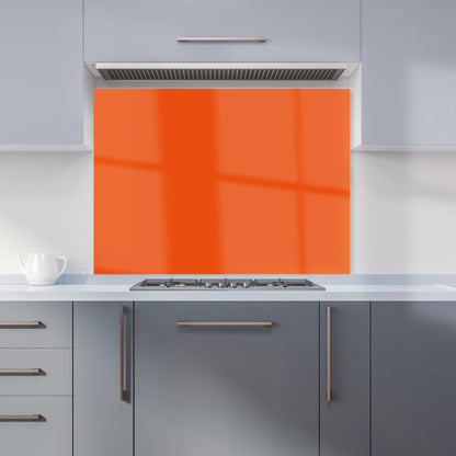 Burnt Orange Kitchen Splashback