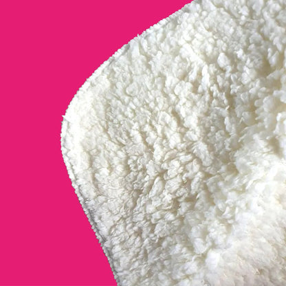 Vivid Pink Sherpa Blanket