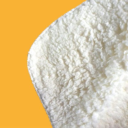 Cantaloupe Orange Sherpa Blanket