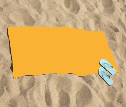 Cantaloupe Orange Beach Towel