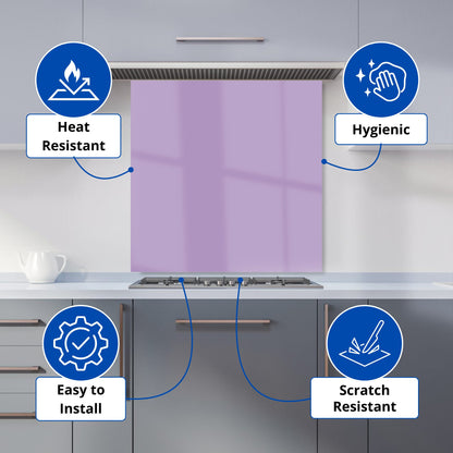 Dusty Lavender Kitchen Splashback