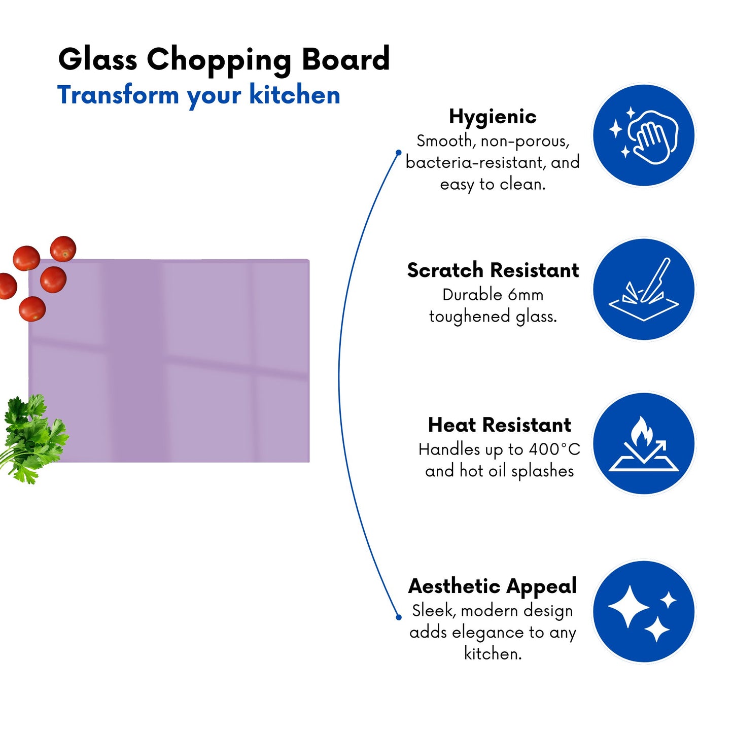 Dusty Lavender Chopping Board