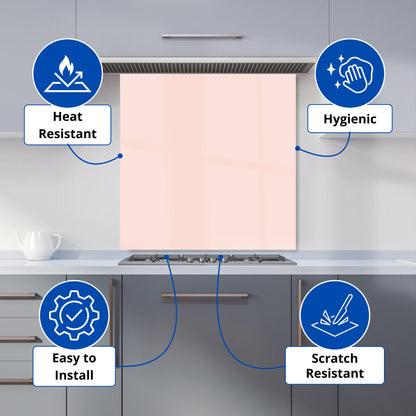Dusty Pink Kitchen Splashback