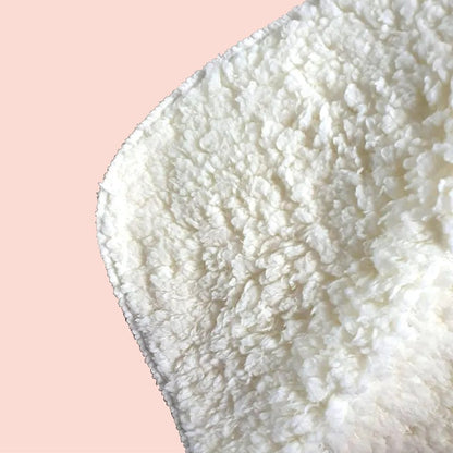 Dusty Pink Sherpa Blanket