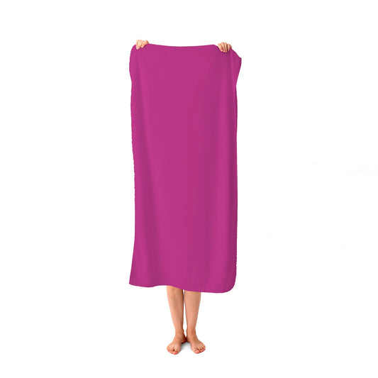 Fuchsia Plum Beach Towel