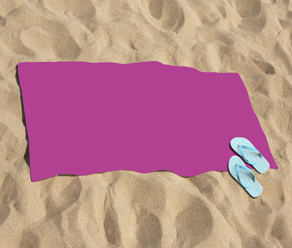 Fuchsia Plum Beach Towel