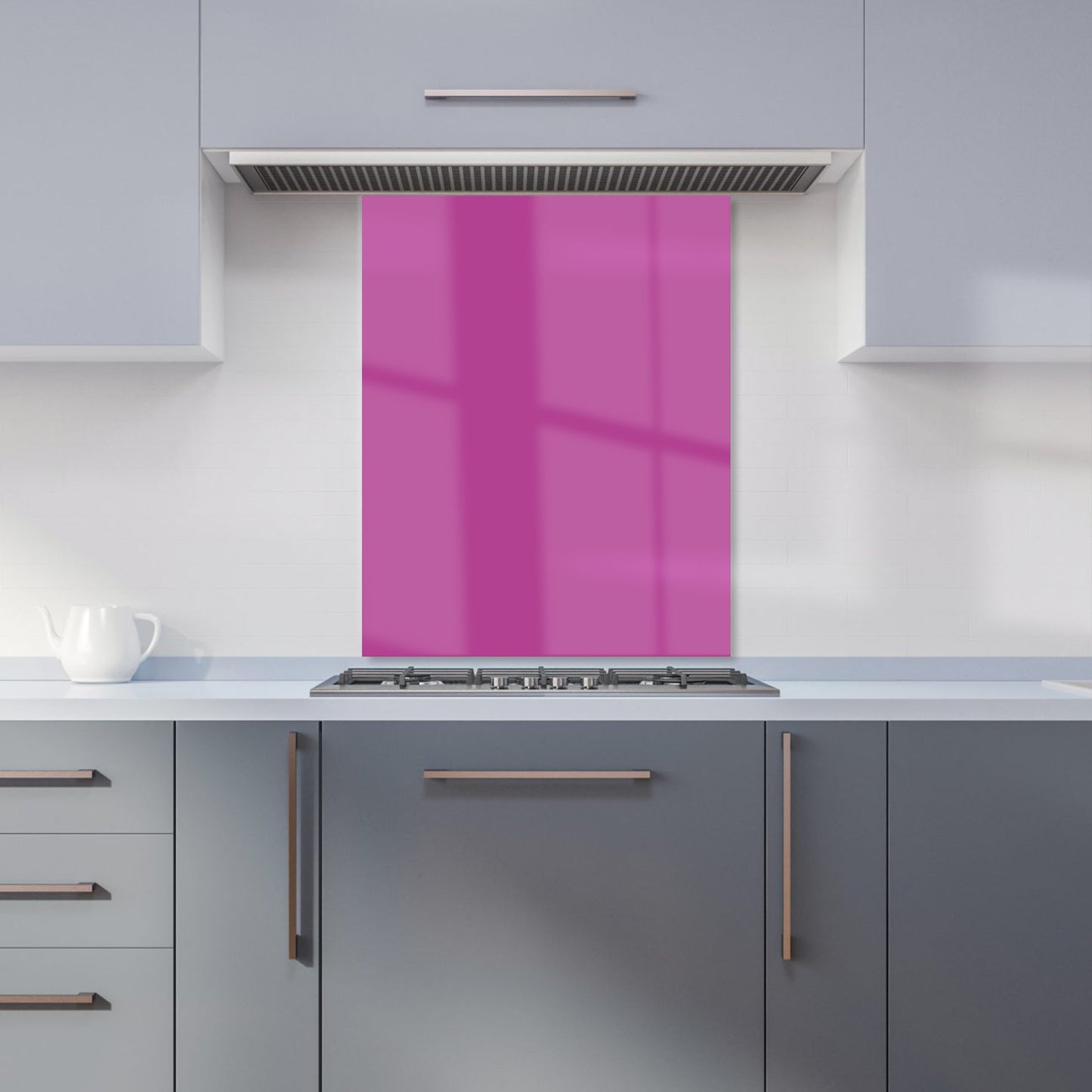 Fuchsia Plum Kitchen Splashback