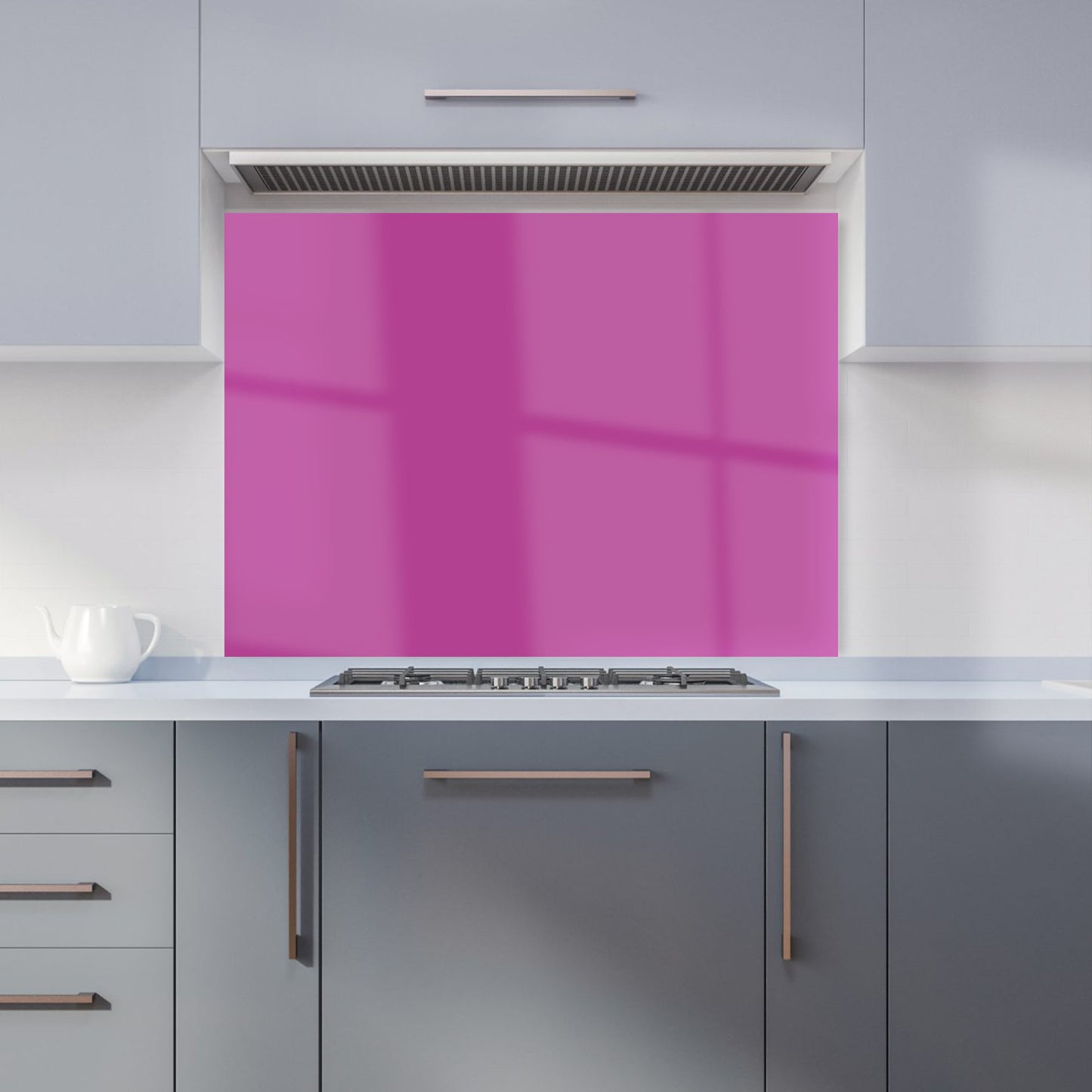 Fuchsia Plum Kitchen Splashback