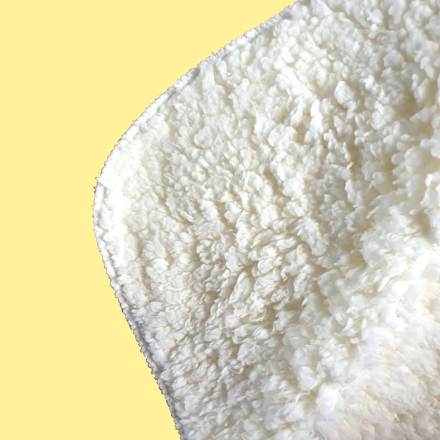 Sweetcorn Yellow Sherpa Blanket