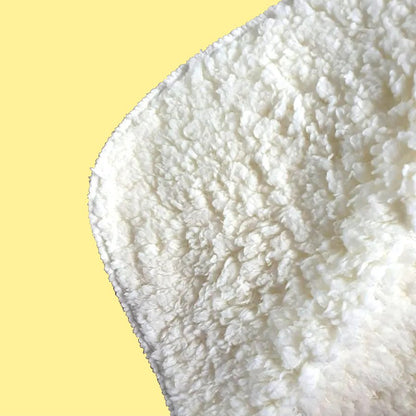 Sweetcorn Yellow Sherpa Blanket