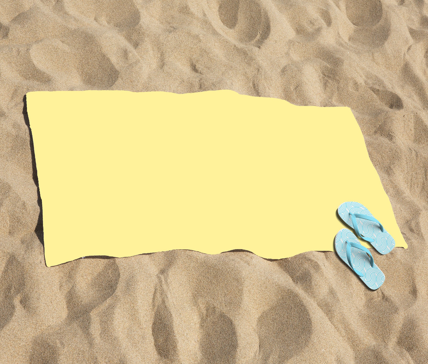 Sweetcorn Yellow Beach Towel