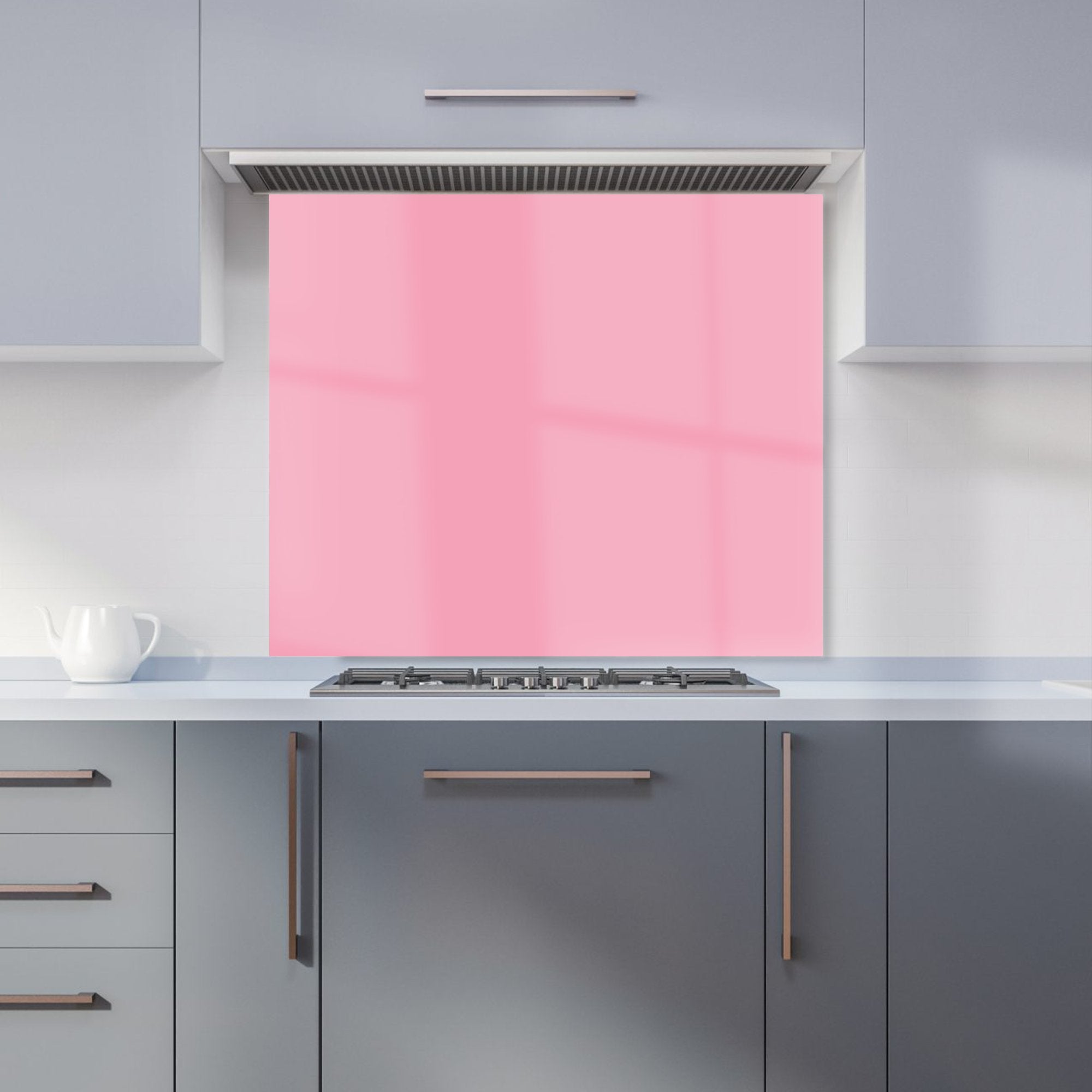 Pink Patterned Kitchen Splashbacks Baby Pink Kitchen Splashback – Warren Reed - Designer