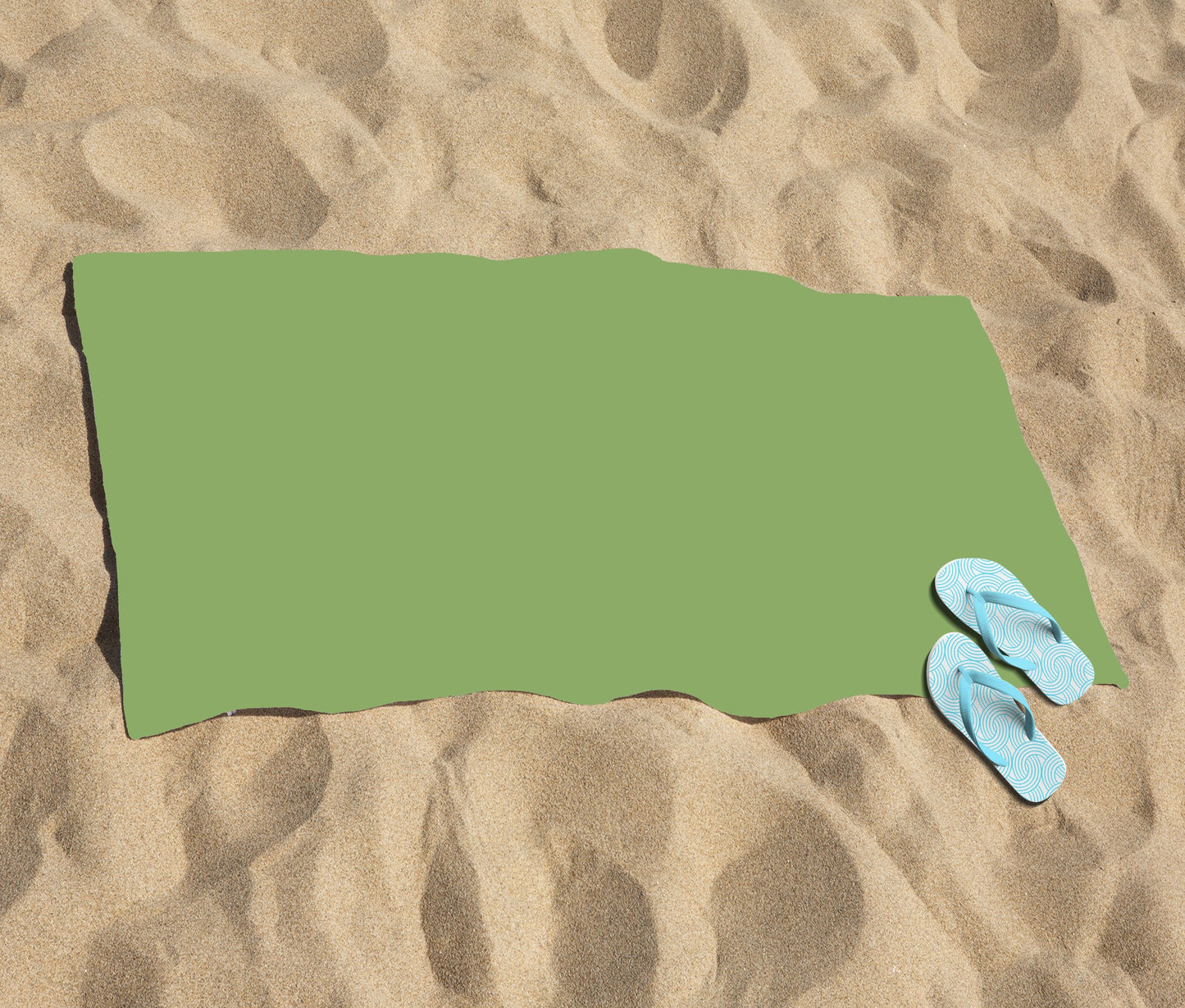 Thyme Green Beach Towel