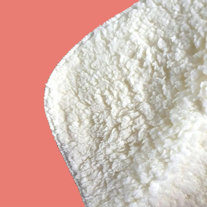 Coral Pink Sherpa Blanket