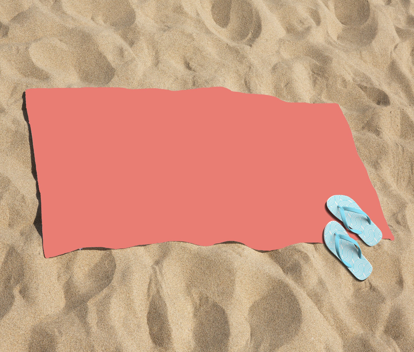 Coral Pink Beach Towel