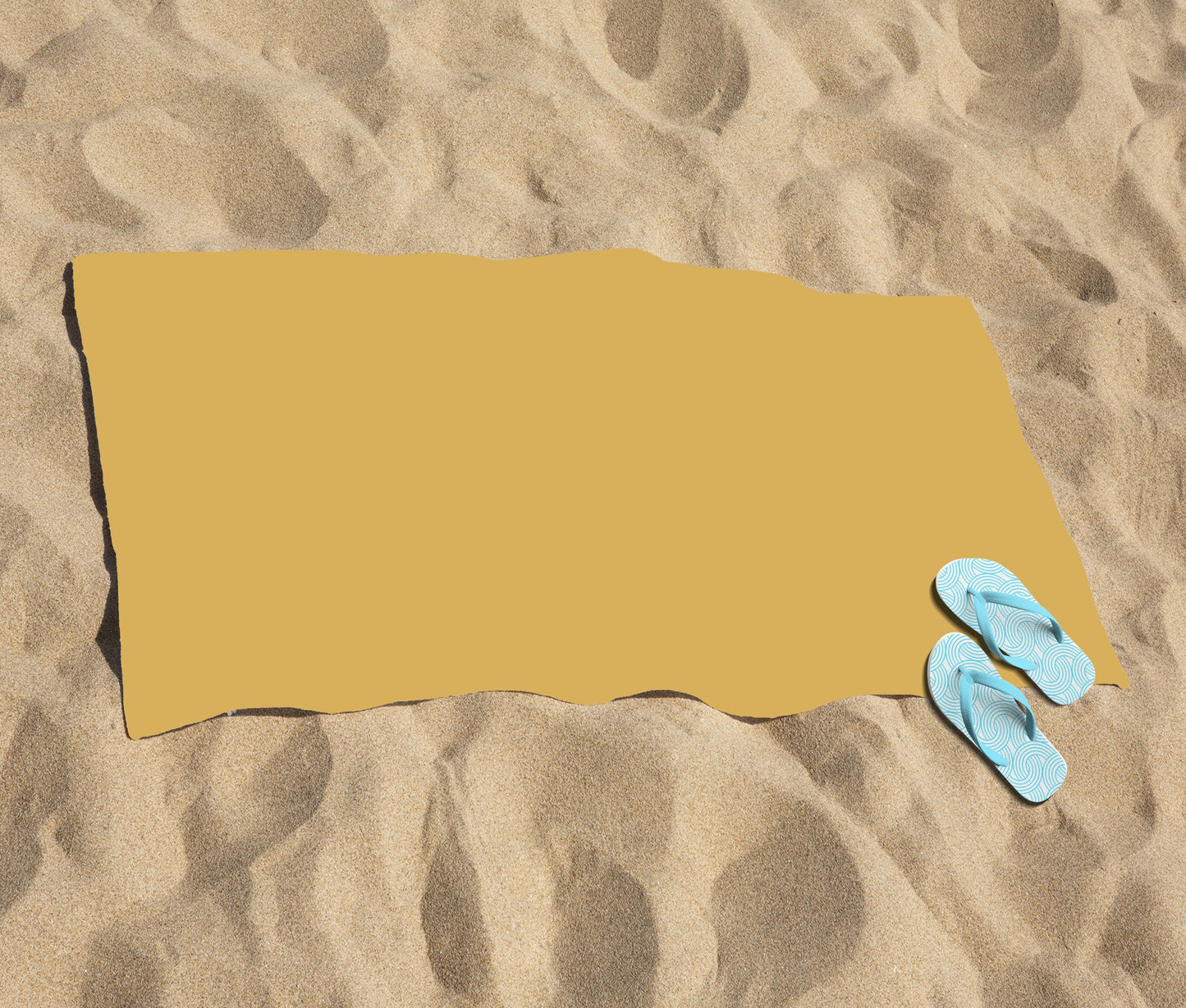 Desert Yellow Beach Towel