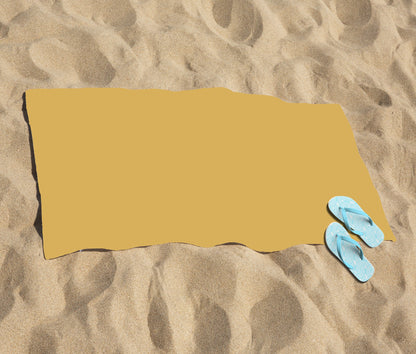 Desert Yellow Beach Towel