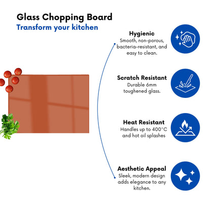 Rusty Orange Chopping Board