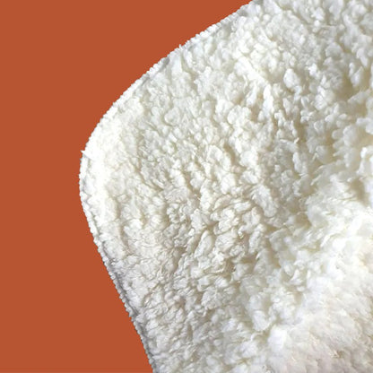 Rusty Orange Sherpa Blanket