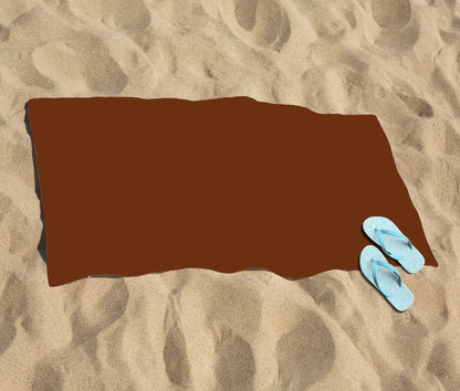 Chocolate Brown Beach Towel