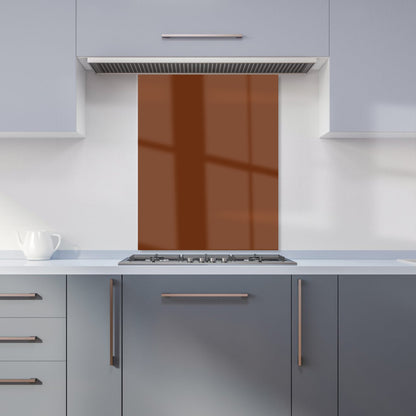 Chocolate Brown Kitchen Splashback