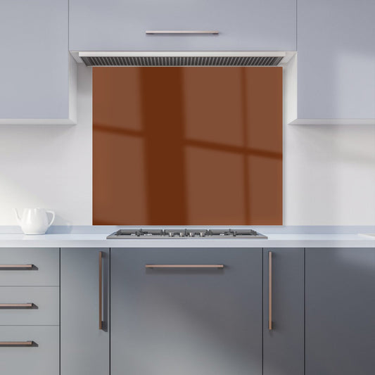 Chocolate Brown Kitchen Splashback