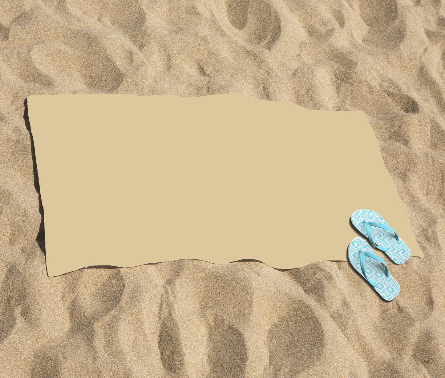 Biscuit Brown Beach Towel