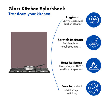 Smoky Lavendar Kitchen Splashback