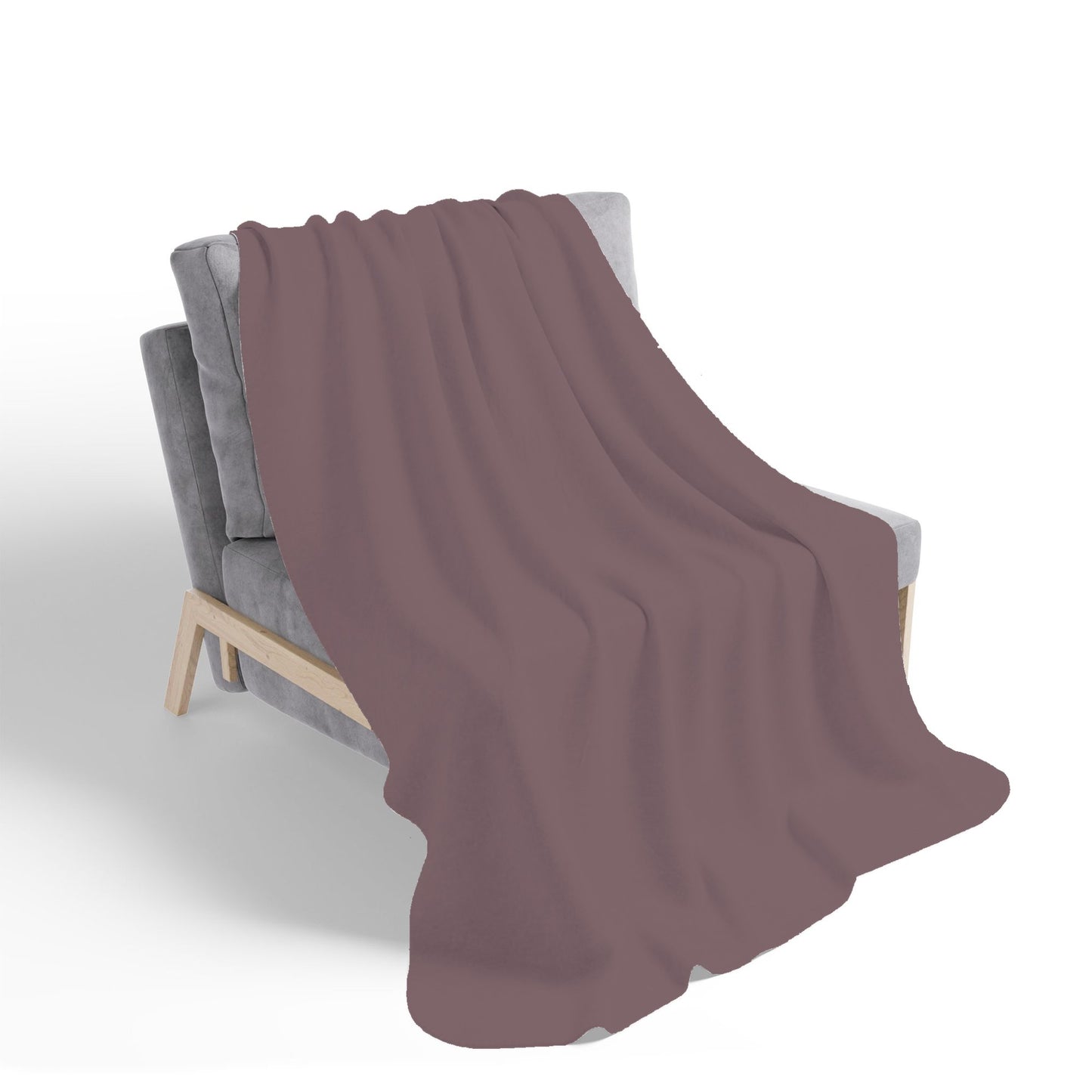 Smoky Lavendar Sherpa Blanket