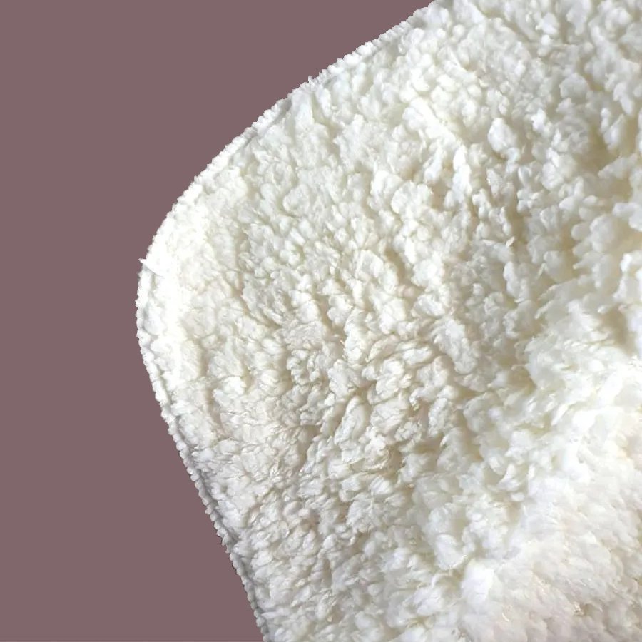 Smoky Lavendar Sherpa Blanket