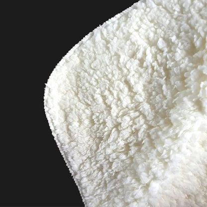 Midnight Black Sherpa Blanket