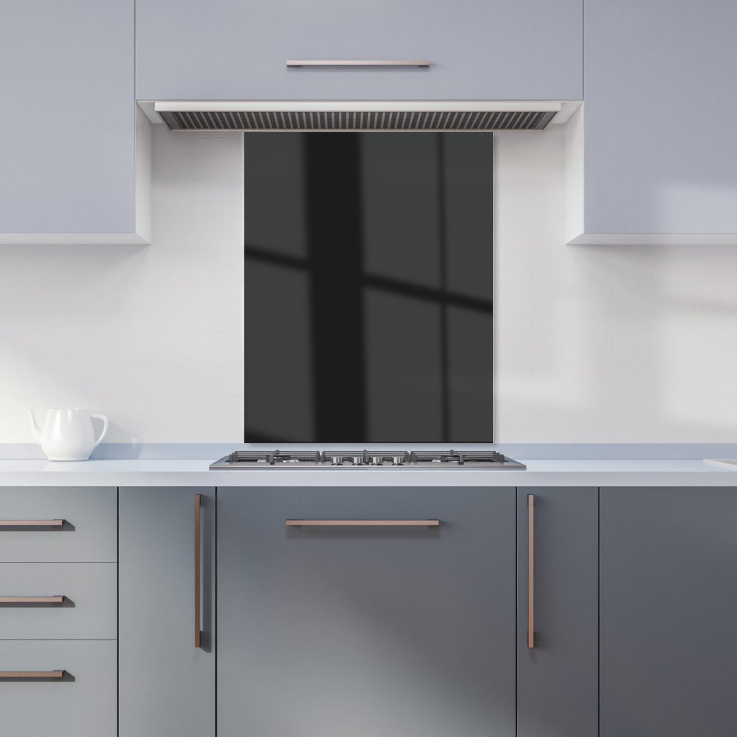 Midnight Black Kitchen Splashback