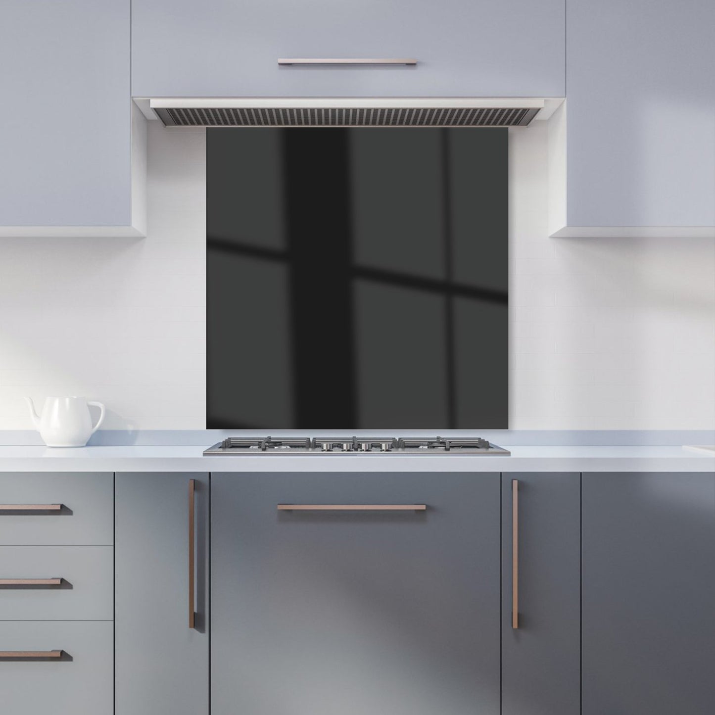 Midnight Black Kitchen Splashback