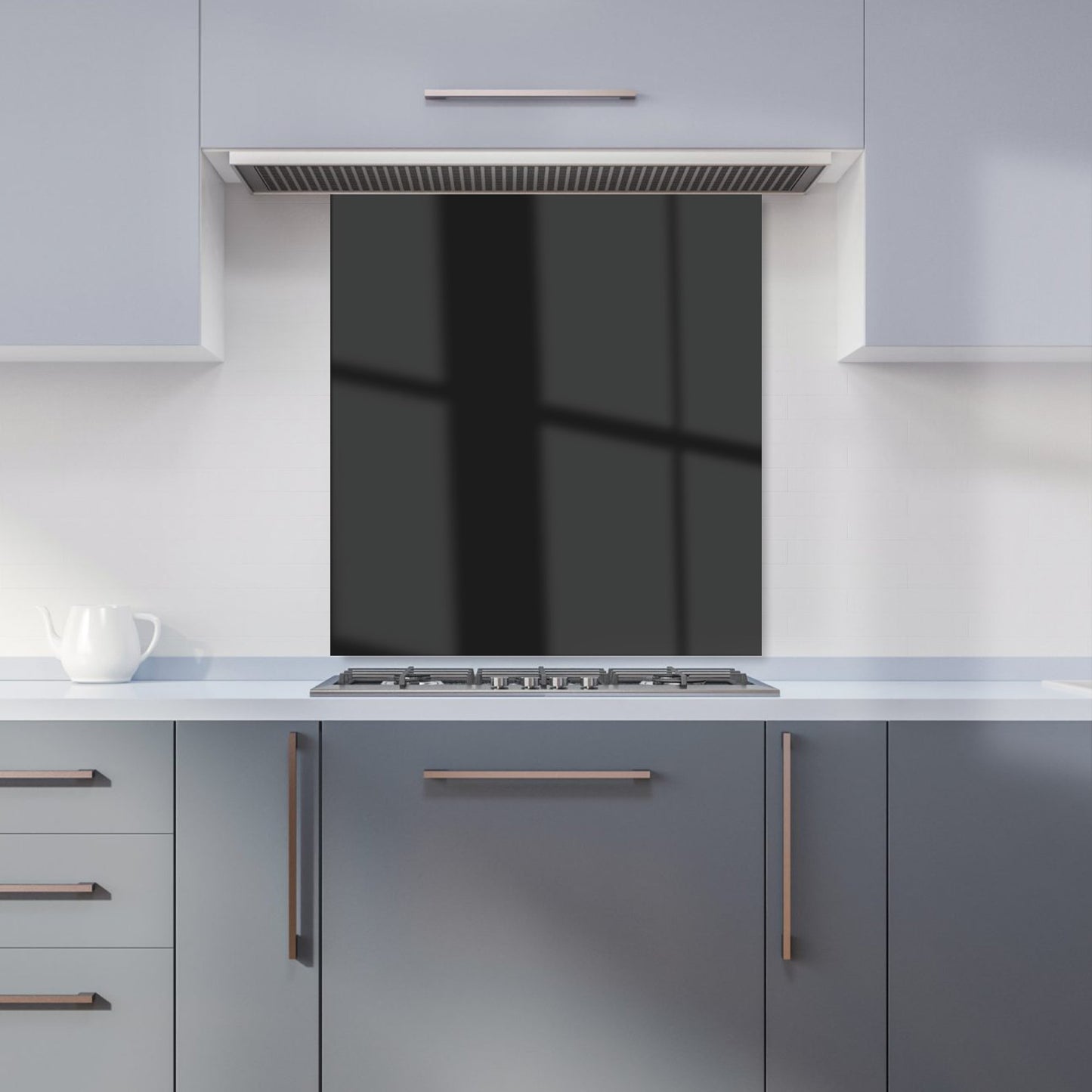 Midnight Black Kitchen Splashback