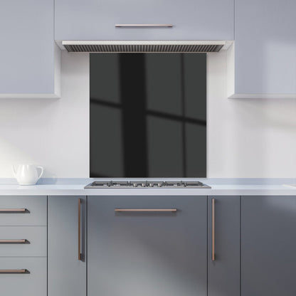 Midnight Black Kitchen Splashback
