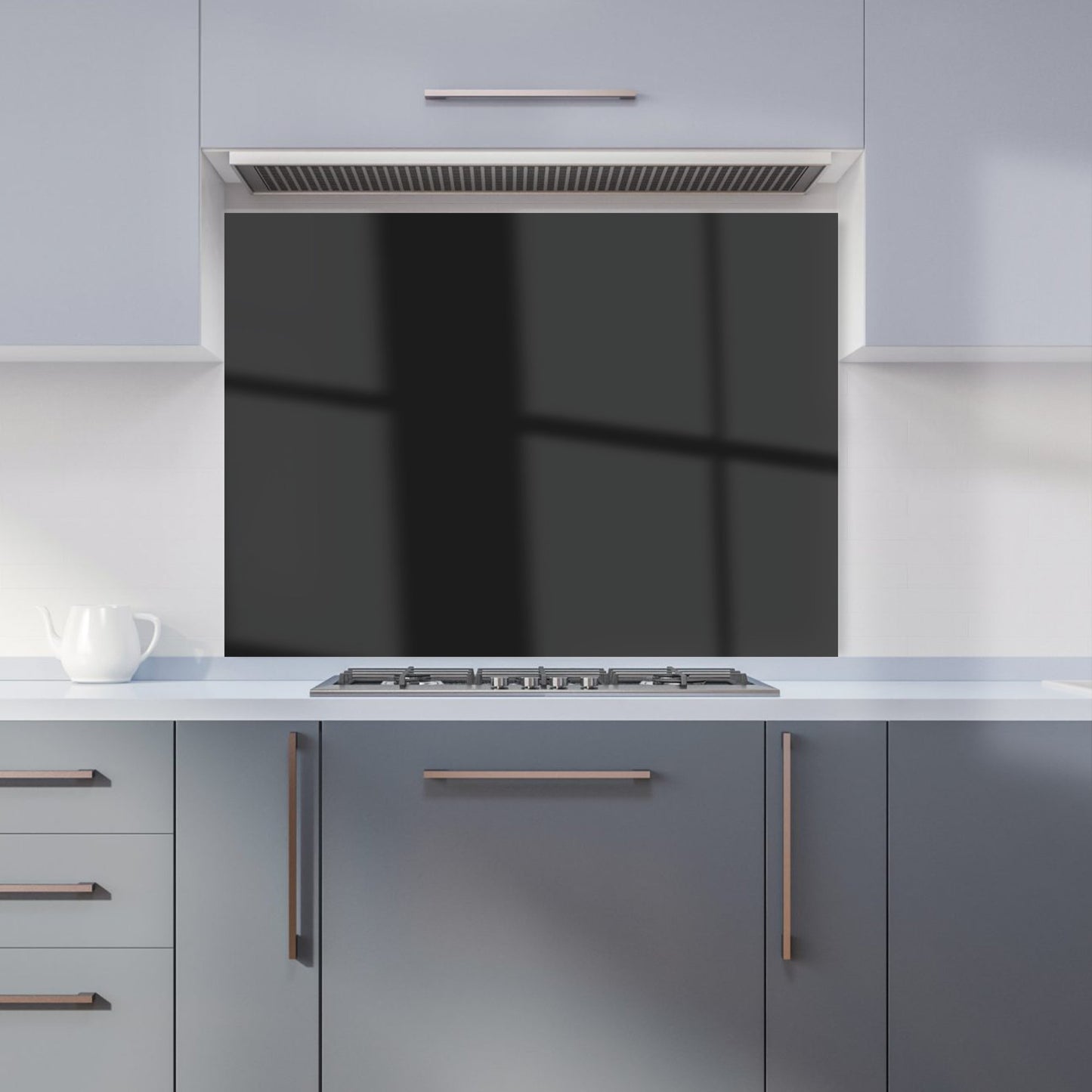 Midnight Black Kitchen Splashback