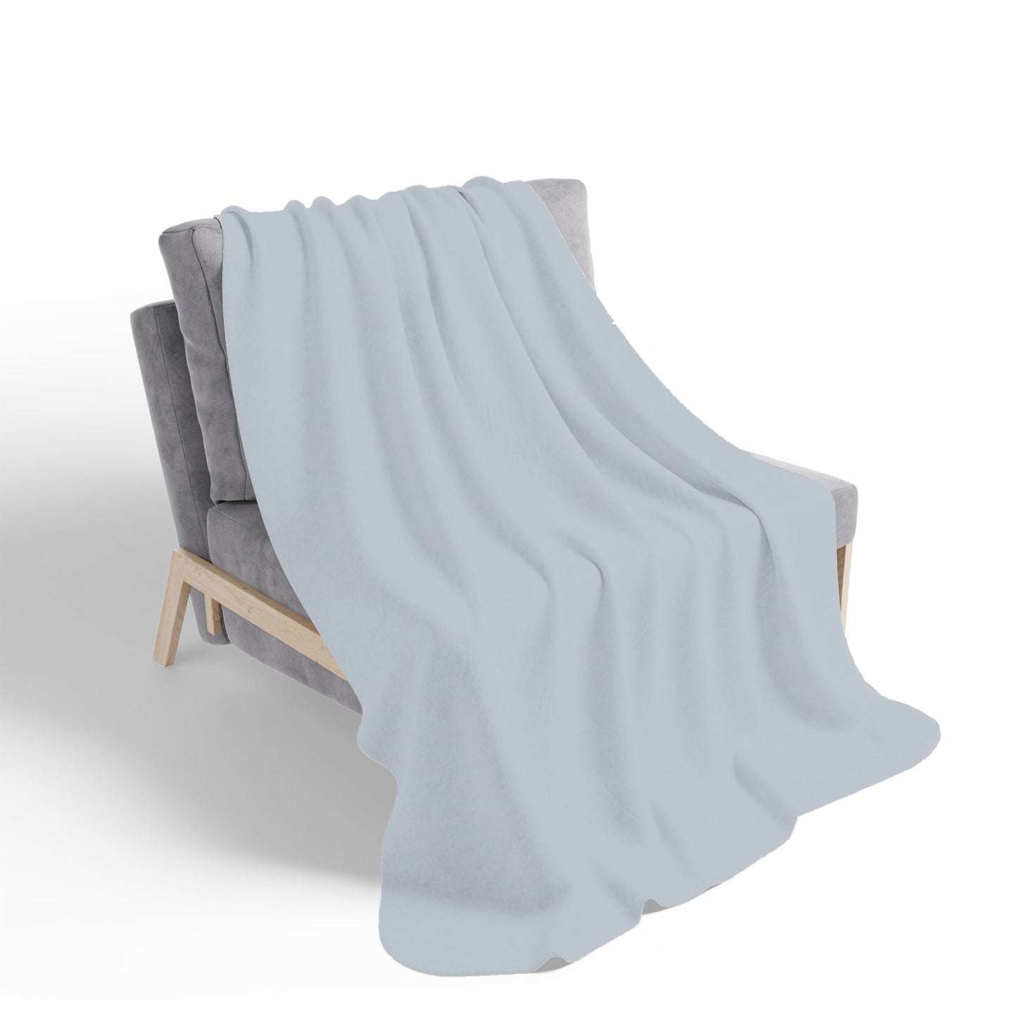 Ash Grey Sherpa Blanket