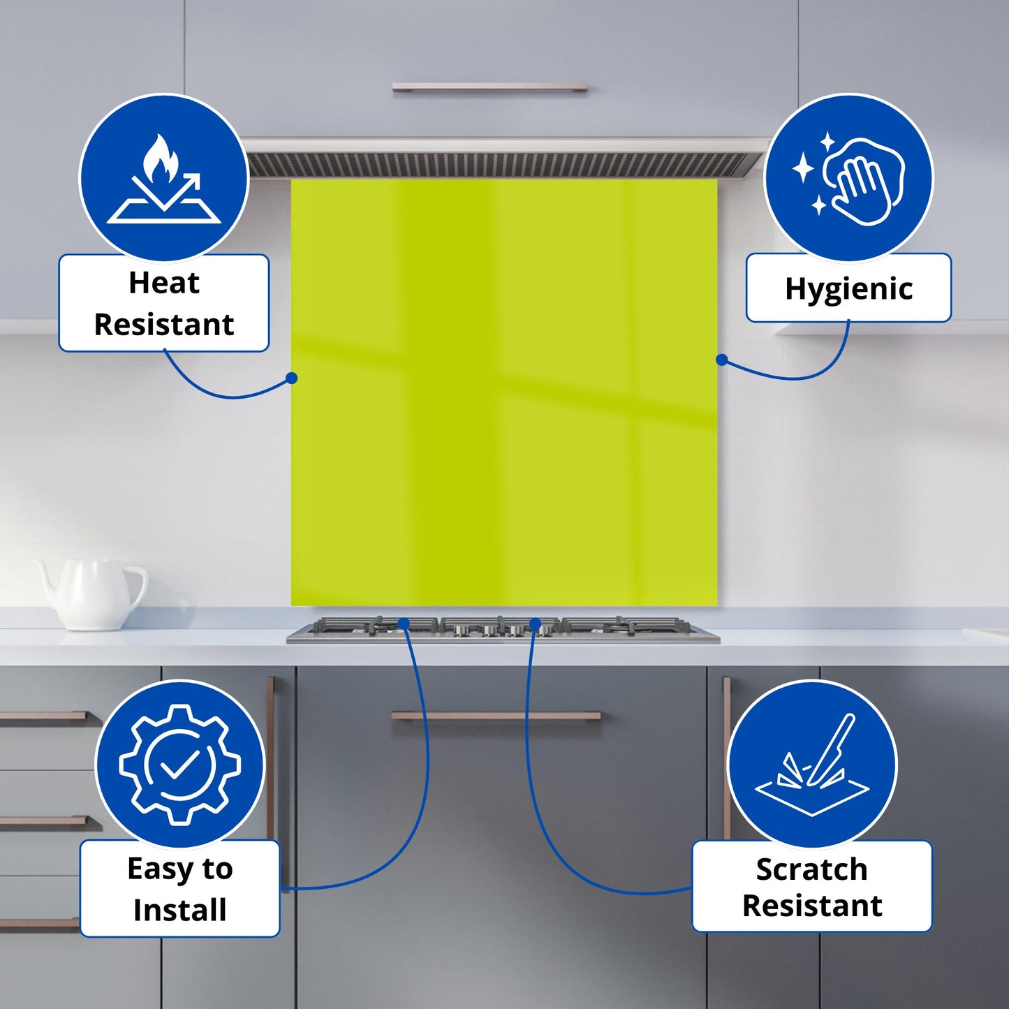 Lime Kitchen Splashback