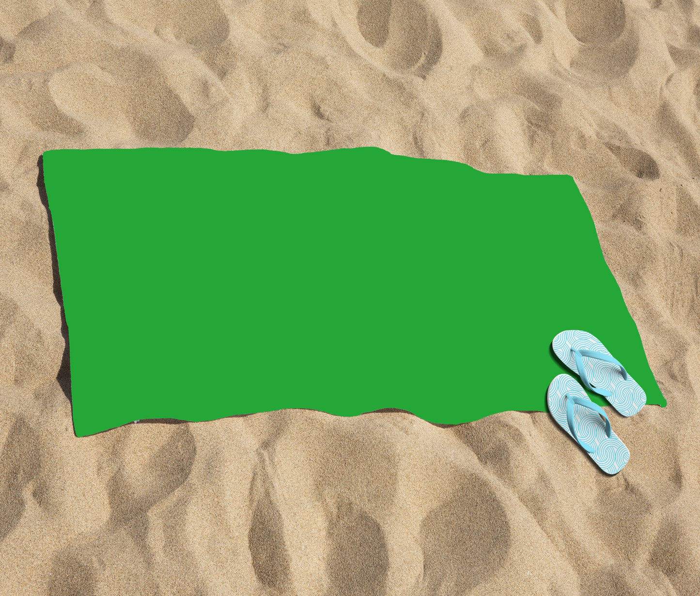 Clover Green Beach Towel