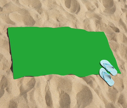 Clover Green Beach Towel